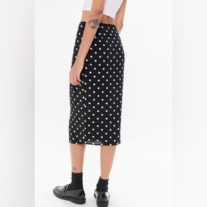 Urban Outfitters Polka Dot Wrap Skirt